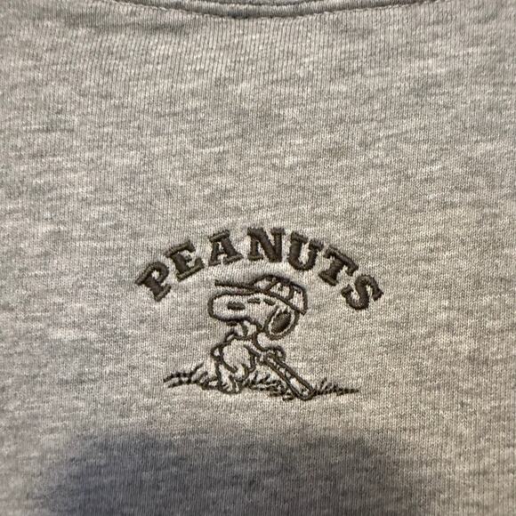 Uniqlo Peanuts Gray Sweatshirt Women's size XS - Picture 5 of 8